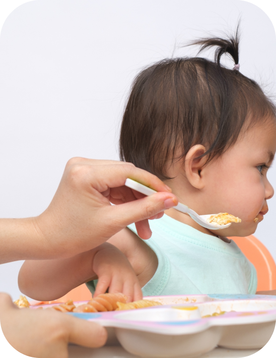 Baby refusing to eat food.