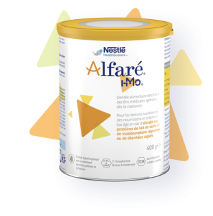A can of Alfaré HMO formula for children with gastrointestinal disor